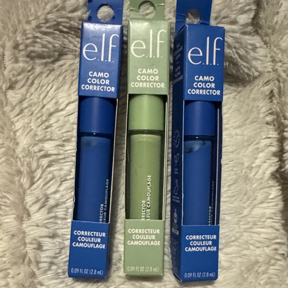 🔴 ELF Camo Color Corrector (Blue or Green)